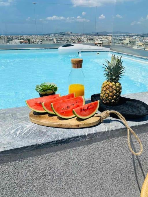 New 2Bd Aprt With Shared Rooftop Pool D3 Athen Exterior foto